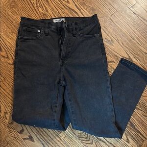Madewell Black Perfect Vintage Jeans
